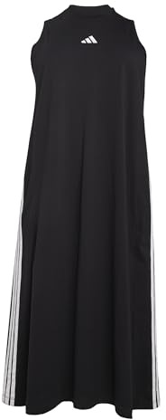 adidas Women's Robe Longue Dos Nageur 3 Bandes Essentials (Grandes Tailles)