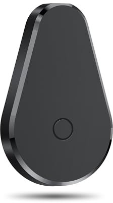 Hoxe Air Tracker Tag, Smart Tag Funziona con Apple Dov'è App (Solo iOS), Localizzatore Chiavi, Trova Oggetti per Valigie/Bagagli, Bip Forte, Batteria Sostituibile, Impermeabile Key Finder, 1-Pezzo