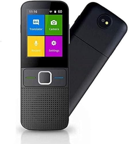 Sprachübersetzer-Gerät, unterstützt 137 Sprachen AI Fremdsprachenübersetzer Smart Intelligent Zwei-Wege-WLAN/Hotspot/Offline Instant 2,4 Zoll Touchscreen Übersetzungsgerät Reisen Lernen Business