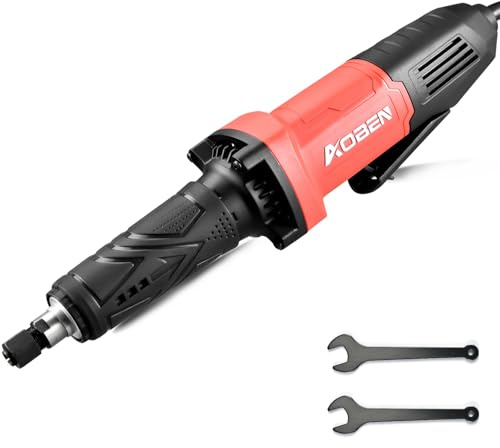 AOBEN Power Die Grinder Tool, 1/4 Electric Corded Die Grinder, 28000 RPM Heavy Duty Low Noise for Metal Grinding, Polishing, Deburring, Welding Repair