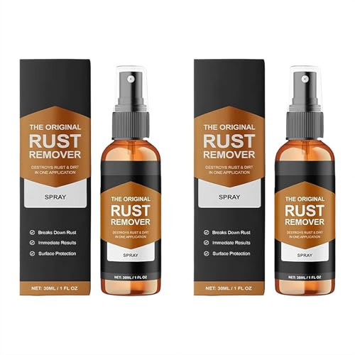 FLKWOP Spray antirouille pour métal, anti-rayures de voiture, spray anti-rouille, 30 ml pour plusieurs surfaces