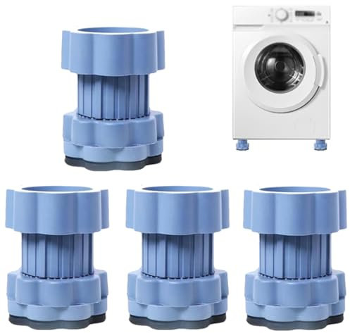 Universal Heightening Pad for Washing Machine Base, Universal Shock-Absorbing Anti-Slip Base for Washing Machines and Refrigerators, Heightening Pad, Moisture-Proof and Silent (4Pcs)