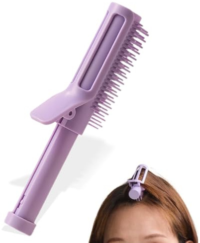 Cepillo Pelo, Cepillo Redondo Pelo Profesional, Secado Rápido, Fibras Ionizadas Alto Rendimiento, Cepillo Alisador, Fibras Ionizadas Alto Rendimiento, Cepillo Alisado, Cepillo Pelo Antirotura(Púrpura)