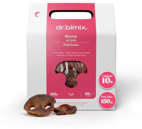 dr. bimix Morros de Cerdo para Perros Snack Natural Masticable 150g