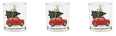 Excelsa Juego de 3 vasos listos para Navidad