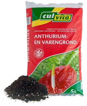 Culvita - Anthurium and Fernerde 5 Liter - Blumenerde für Anthurium und Farne