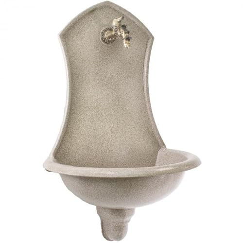 MetallWeb® Gartenbrunnen, Wandbrunnen Siena, in unterschiedlichen Farben (Granit-Effekt)