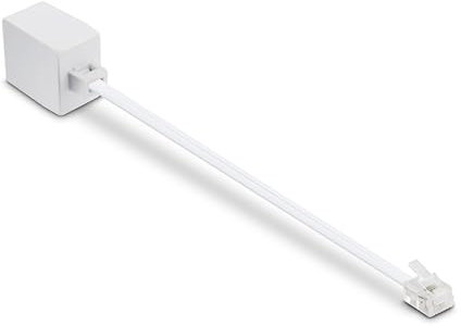 Metronic Adattatore RJ45-RJ11, 8 contatti dorati RJ45 femmina, 4 contatti dorati RJ11 maschio, compatibile Livebox, Freebox, Bouygues, SFR 395222