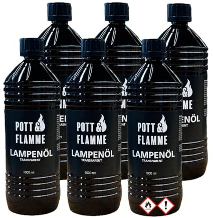 Pott & Flamme Bioethanol 1000 ml Flasche mit Sicherheitsverschluss (6)