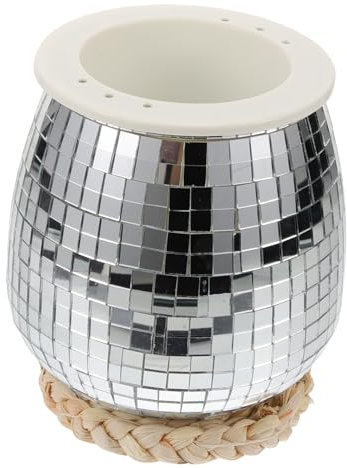 BESPORTBLE Einzigartiger Discokugel-pflanztopf Dekorativer Blumentopf für Zuhause Elegantes Ovales Design für Den Innen- und Außenbereich