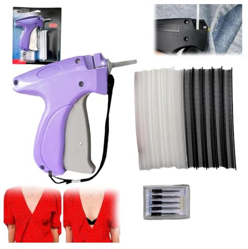 SSKHE Stitchy Quick Clothing Fixer, Pistola per Punti Fini per Vestiti, Mini Pistola per Orlatura a Punto, Fissaggio Rapido per Abbigliamento,Dispositivo di Fissaggio Rapido per Indumenti