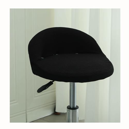 HHONGWYT Fundas para Taburetes Altos de Bar Cocina Redonda con Respaldo bajo Fundas para Sillas Comedor Fundas Taburetes Elástico para Giratorias Tasburete Alto Cocina Bar Comedor,#12,2PCS