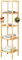 Floordirekt Bambus Regal, schmales Standregal für Badezimmer, Schlafzimmer, Wohnzimmer, Holzregal mit 3/5 Etagen, Regal Größe 34 x 33 x 146 cm (Lowa) (5 Etagen)