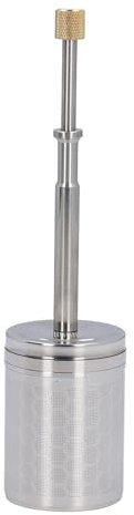 CDQL Cafetière et Théière, Infuseur à café de Type Presse, Micro Presse Française Portable en Acier Inoxydable, Filtre à Piston Réutilisable pour la Maison et les Voyages