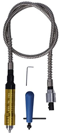 Klanata Heavy Duty Flex Shaft, 42 tums flexibel polerchuck för roterande slipverktyg, lämplig för professionella applikationer