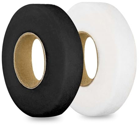 YUDAWN 2 Roll 140 Yards Iron On Hemming Tape, Wonder Web Iron On Extra Strong No Sew Hem Tape Invisible Mending Tape for Fabric Clothes Curtains Jeans Trousers DIY, 30mm x 64m