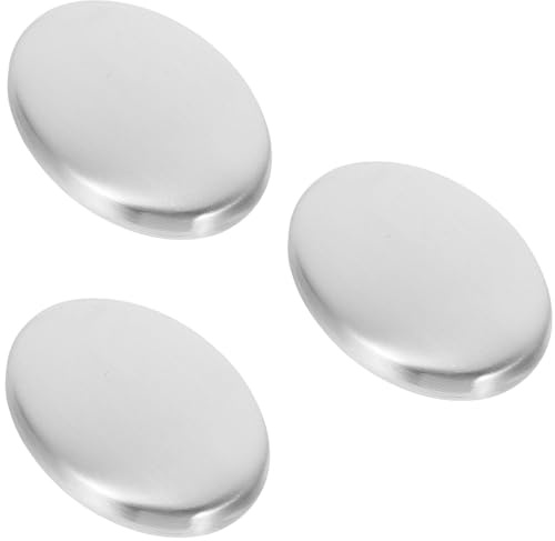 3 Pcs Stainless Steel Soap Bar Odor Absorber for Hands