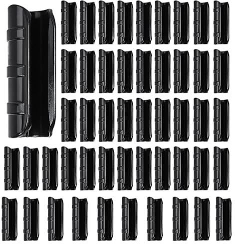 Tuxuseo Morsetti per Serra,50 Pezzi Di Morsetti Per Tubi Con Una Forte Presa - Clip per Tubo da Serra,Per Le Per L'Ombreggiatura Le Coperture Per Le File E L'Agricoltura All'Aperto