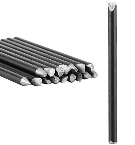 Ausla Städmejselsats för Metallsmycken, Professionell Mejselutrustning för Smycketillverkning och Snidningsverktyg, Idealisk för DIY Handsnidade Smyckesprojekt (16 pack)