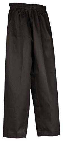 Tiger Claw Martial Arts Pants Black Poly/Cotton #5