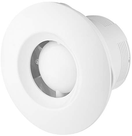 VONLIS - Ventilador Extractor de Aire de Pared para Baño (bajo voltaje, redondo, 12 V, sensor de humedad)
