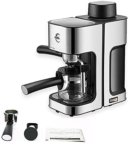 BEDSETS Cafetière/Machine à Expresso, Automatique Cafetière Express, Cafetière Filtre avec Broyeur à Grains Intégré, Verseuse Isotherme- Noir Mat (British regulations)