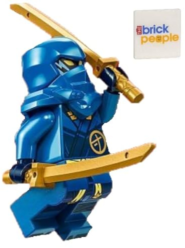 LEGO Ninjago Dragons Rising: Jay Minifigure with Dual Swords - Blue Ninja Ages 6+