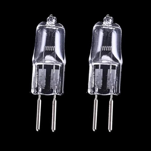 UGEFKMQ G5.3 20W 12V Halogen Leuchtmittel G5.3 12V 35W Halogenlampen warmer Lampensockel Klare Halogen eingesetzte Kristalllampe GU5.3 Bi-Pin glühlampen 1PC 35W