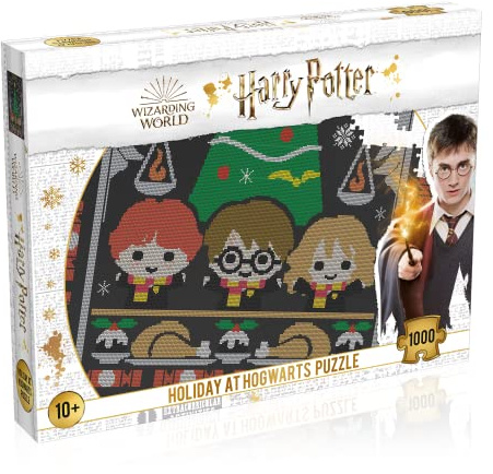 Winning Moves WM01535-ML1-6 Puzzle Harry Potter mit Pulvern, 1000 Stück