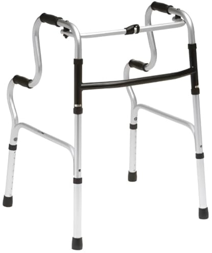 Eazy Hi Rise Walking Frame, Folding Walker, Adjustable, Lightweight Walking Aid, for Elderly Adults, Indoor Mobility Support, Home and Rehab Use