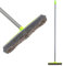 Rubber Broom Indoor with 59 inch Long Handle & 12.6 inch Squeegee Edge, Sweeping Brush Artificial Grass Rake Garden Broom Outdoor for Pet Cat Dog Hair Carpet Tile Clean (Multi Segment Handle)