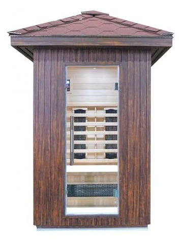 Bagno Italia Sauna infrarossi cm 120x105 con tetto adatta per installazione all’esterno cromoterapia