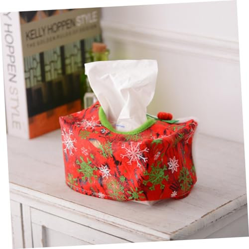 STOBOK 2stücke Weihnachtliche Santa Claus Papier Box Cover Weihnachtsdekoration Taschentuchbox Halter Langlebiger Für Tischdeko Geschenkidee