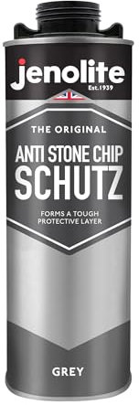 JENOLITE Stonechip Protection Schutz | GREY | 1 Litre | Protects Sills, Lower Body Panels and Chassis Againt Stonechip Damage | Car Underseal Spray Protection | Anti-Corrosion Rust Protection