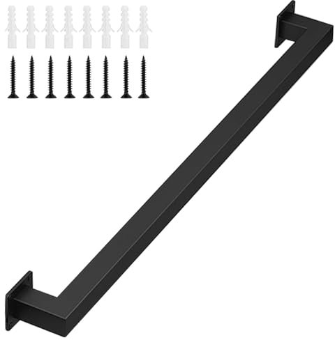 Gorssen 60cm Handlauf - Handlaufset.Treppengeländer für den Innen Außen, Wandhandlauf Wohnung Draußen Handläufe Treppen Handlauf Geländer Bausatz Balkon Brüstung