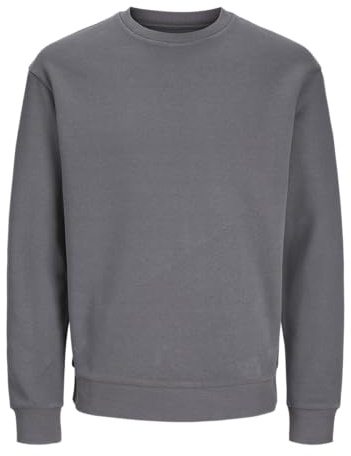 JACK & JONES Jjebradley Sweat Crew Noos Homme Maillot de survêtement, Gris, XS