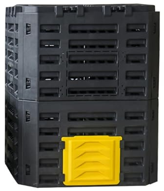 Compost Bin, PP Material Garden Compost Bin Outdoor, 180/340/500L Composting Box, Many Vents, Fast Creation of Fertile Soil