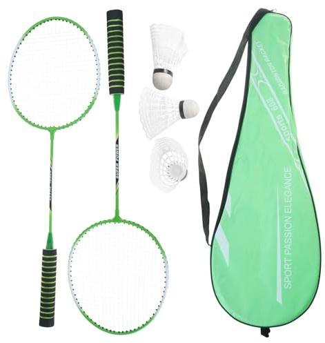1 paire de raquettes de badminton légères - Volants professionnels - Pour adultes et enfants - Pour enfants et enfants - Pour enfants - Sports d'intérieur et d'extérieur