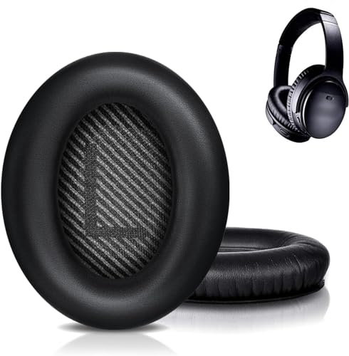 Coussinets d'oreille Oreillettes de Remplacement pour Casques Bose Quiet Comfort QC35(QC35II) SoundTrue SoundLink Casque Circum-aural.