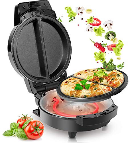 Duronic Electric Omelette Maker OM60 Non-Stick Dual Omelette Machine No Flip Cooker with Removable Plates 600W Compact Egg Maker for Omelettes & Poached Eggs