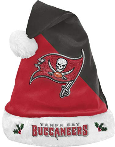FOCO Tampa Bay Buccaneers NFL 2021 Colorblock Santa Hat - Stück