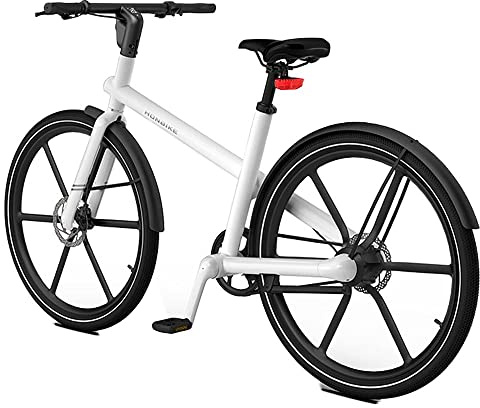 Honbike UNI4 E-Bike 27.5 Inch Unisex Electric Bicycle Urban Style 250 W Rear Wheel Hub Motor & Carbon Belt Drive (Max 100 km Range, Disc Brake, Aviation Aluminium, IPX6, Display + App) Low Maintenance