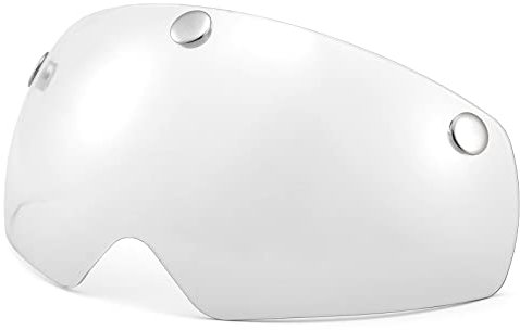 Lixada Bike Helmet Visor, Detachable Magnetic Visor for Bike Helmet UV Guard for Men Women Transparent/Grey/Multi-color