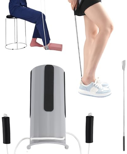WANDGU Infila Calze Easy On e Off Calza con Strisce Antiscivolo: Dispositivo di Aiuto per Calzini, Ausilio per Infilare le Calze Soft per Anziani, Disabili, Mobilità Ridotta, Donne Incinte