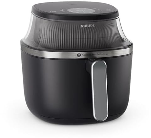 FRIGGITRICE AD ARIA XXL NERA 7.2 LITRI CON FINESTRA 16 PROGRAMMI