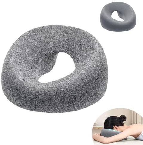 chiquieray Face Down Pillow for Massage, Massage Bed Headrest Face Down, U-Shaped Massage Face Cradle Pillow, Face DownPillow, with Breathing Hole