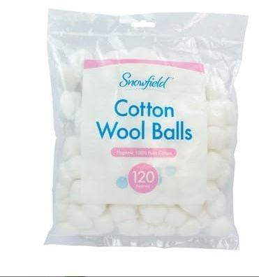 Gomitoli di cotone idrofilo, 120 pezzi