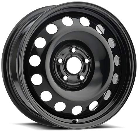VISION 17 Inch 5x120 Wheel Rim SW60 Snow 17X6.5 +42 Black