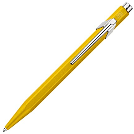 Caran d'Ache Kugelschreiber 849 COLORMAT-X Gelb, 1 Stück (1er Pack)