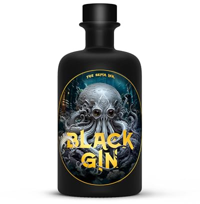 Sepia Ink - Black Gin - 0,5 Ltr. - 40% vol. - Schwarzer Gin mit dunklen Früchten - Vegan